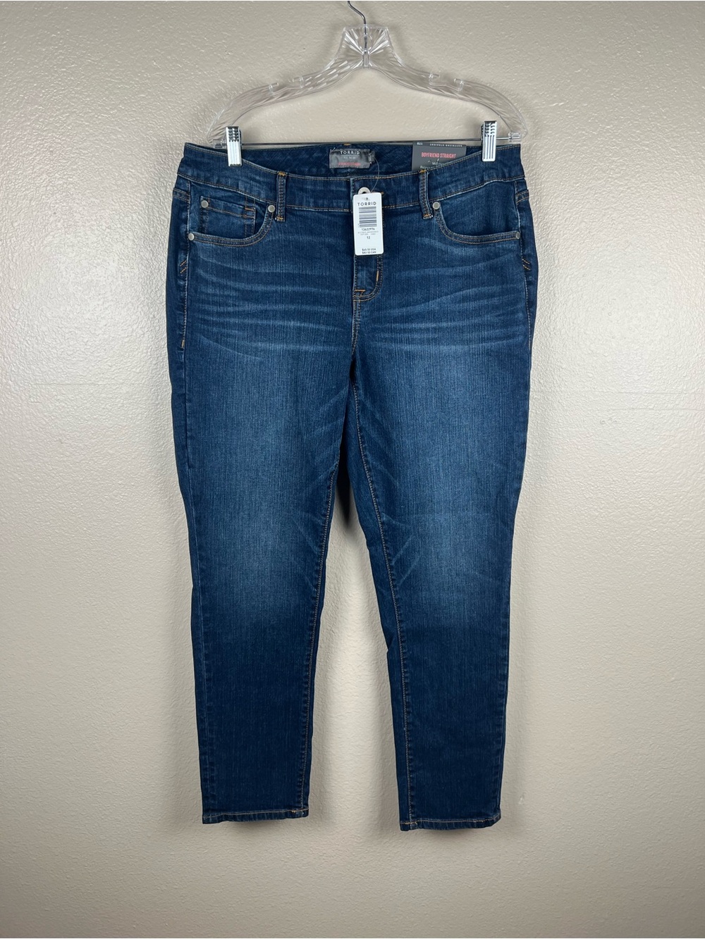 NWT Torrid Boyfriend Straight Vintage Stretch Jeans 12R